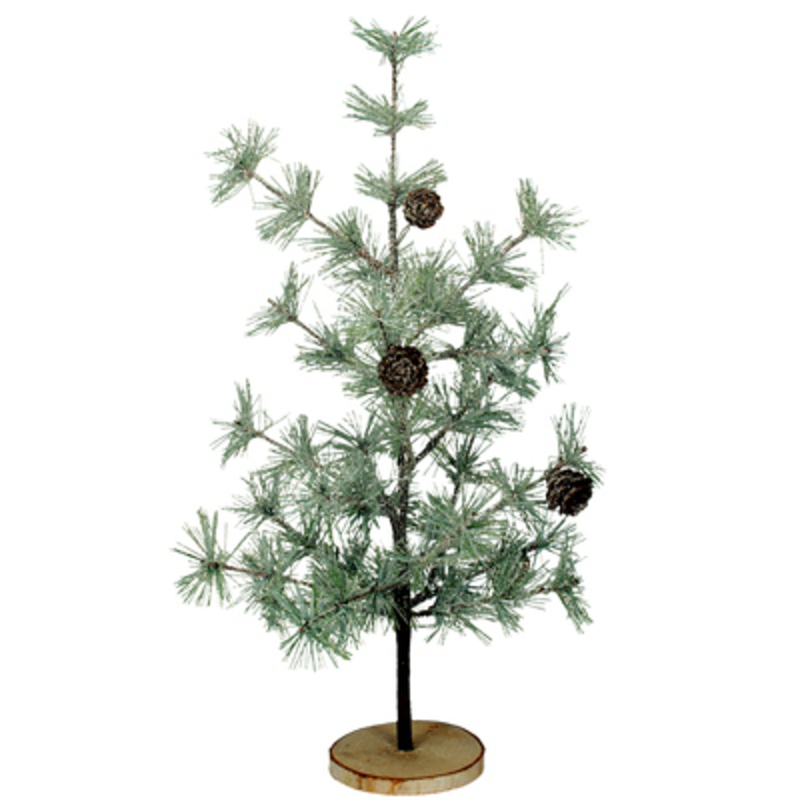 This large spiky glittered fir tree with pinecones by designer Gisela Graham will make a lovely addition to your Christmas decorations. This Christmas ornament will delight for years to come. It will compliment any home and would look lovely in your hallway or on your mantlepiece at Christmas year after year. Remember Booker Flowers and Gifts for Gisela Graham Christmas Decorations. 
